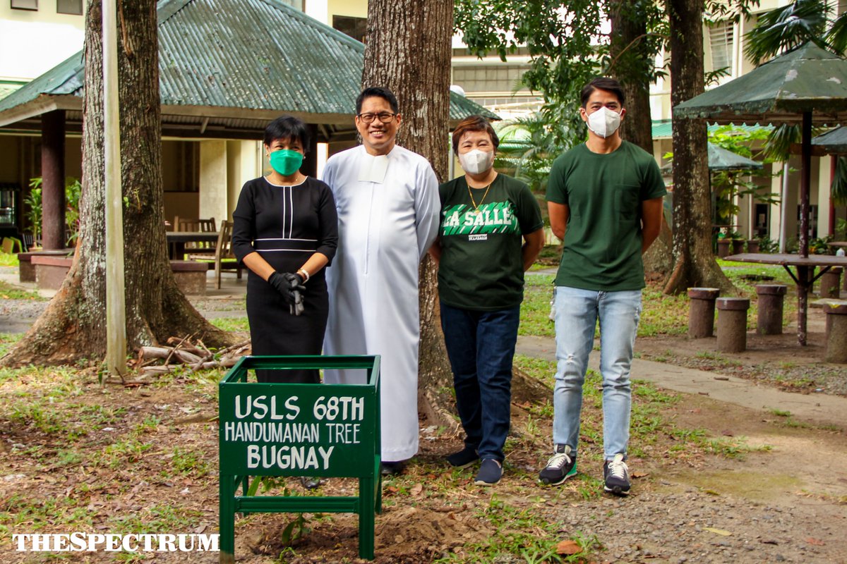 TheSpectrumUSLS's tweet photo. The 68th Handumanan Tree was a Bugnay sapling while the 69th and 70th were Batwan sprouts.
#70thHandumananWeek
#DreamForward https://t.co/DD4JvQ2z40