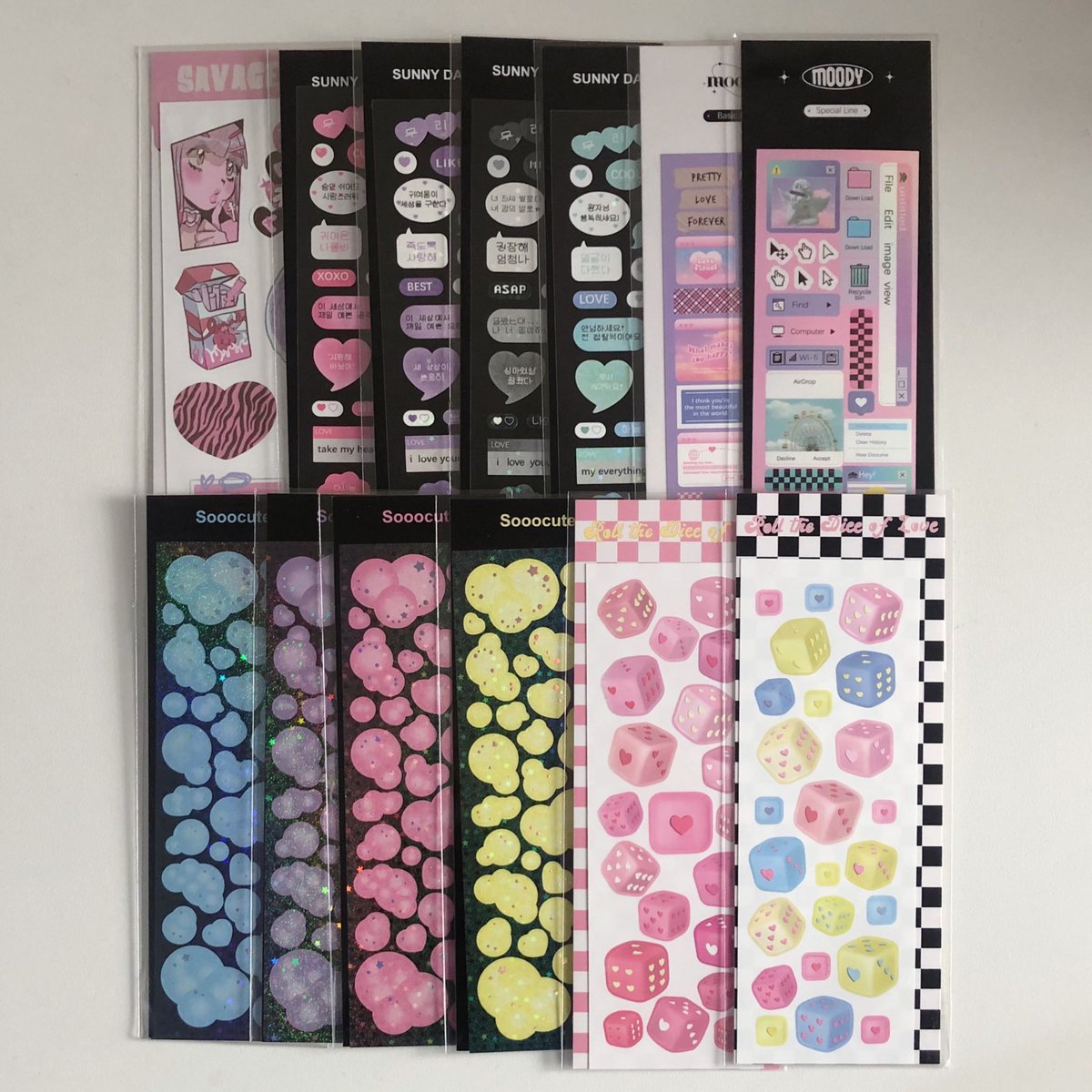 cupcakecartz's tweet photo. a much needed sticker restock! 🤧🫶 https://t.co/z3eSXFIQ10