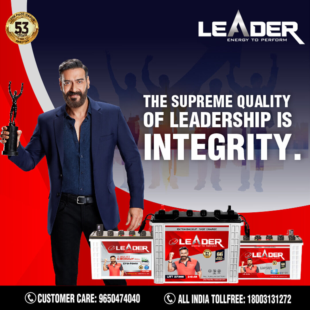 The Supreme quality of Leadership is integrity.

#motivational #motivationalmonday #mondeyvibes #monday #inverterbattery #inverterdistributorship #invertertechnology #flateplate #tubularbattery #talltubularbattery #inverterbatteries #erickshawbattery #solarbatteries #dealership #