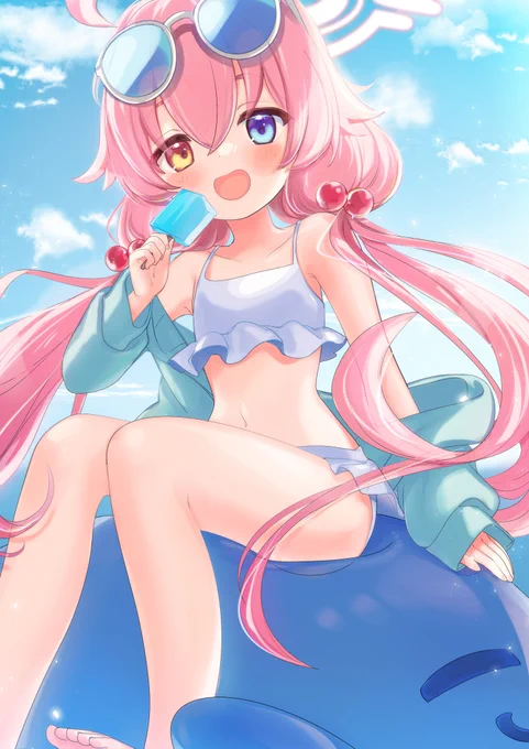 水着ホシノ
#ブルアカ
#ブルーアーカイブ 