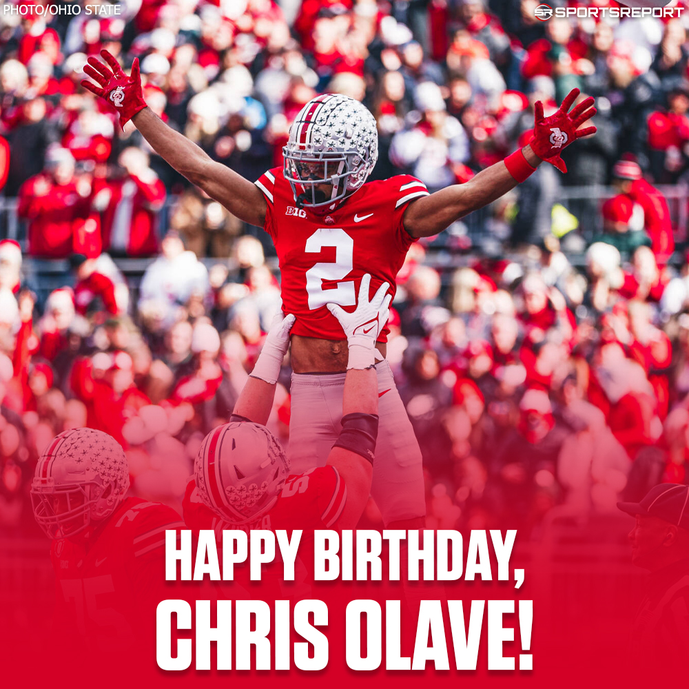 SRBuckeyes's tweet photo. #OhioState Fans, let's wish @chrisolave_ a Happy 22nd Birthday! #GoBucks https://t.co/pTNqvRu4Cr
