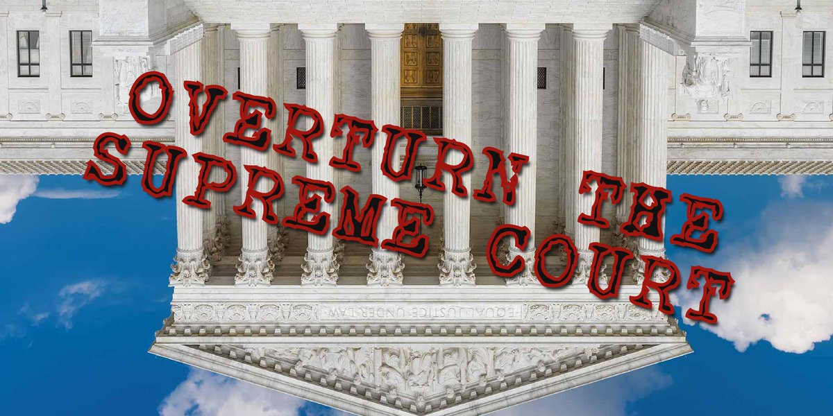 OVERTURN THE SUPREME COURT #RoeVWade #SupremeCourt Democracy has no room for appointed “leaders”