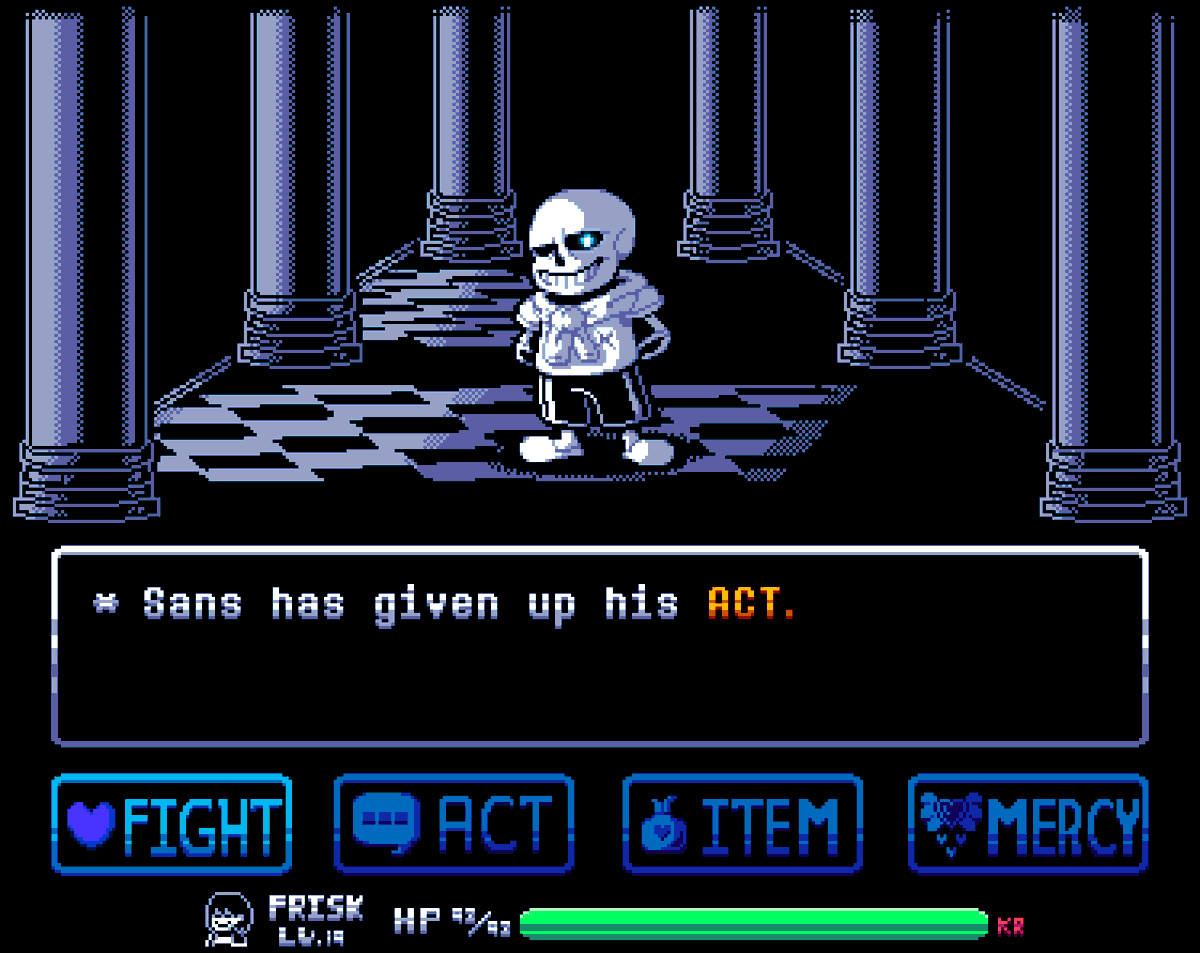 Undertale Promised Sans Boss Fight 