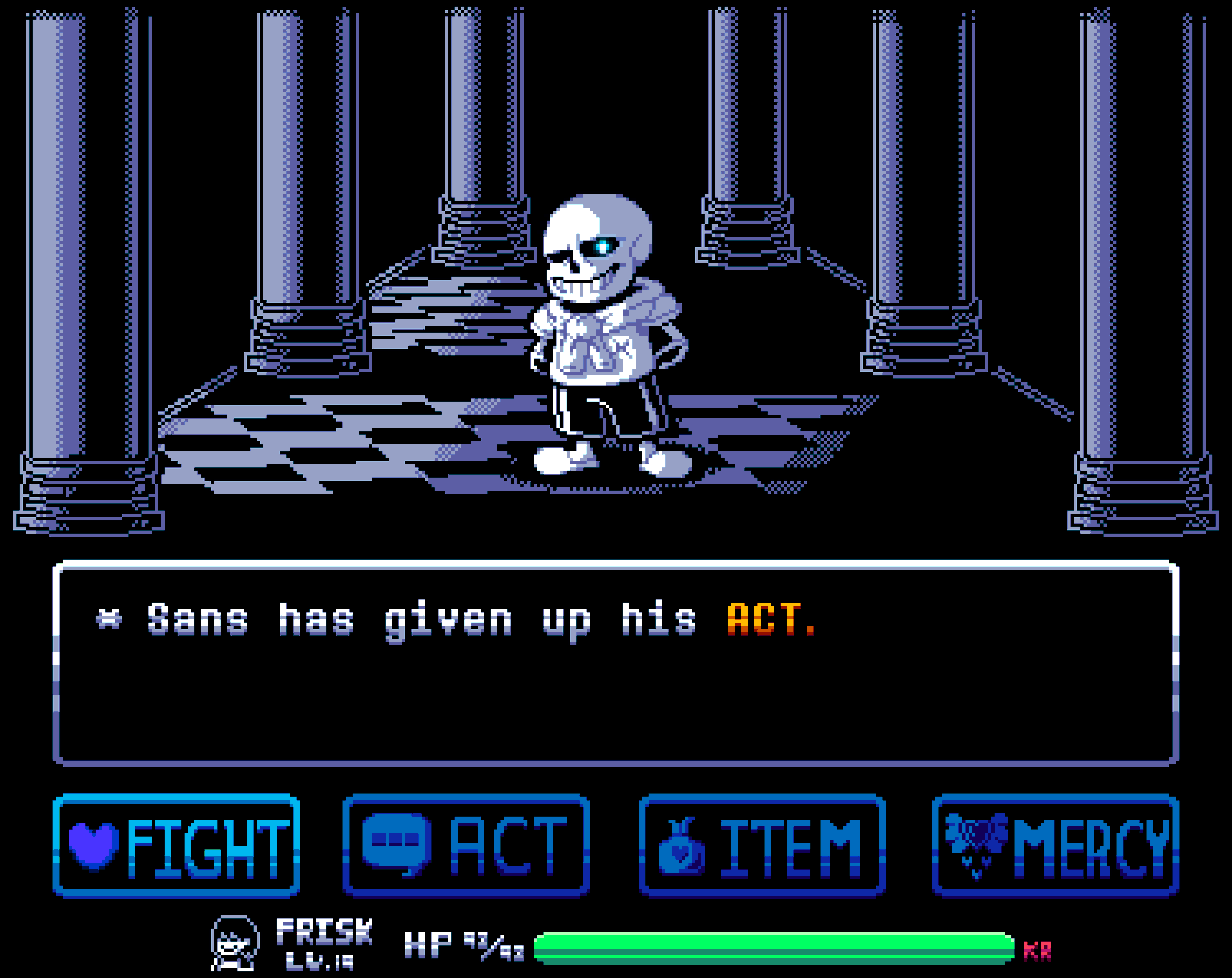 Other version underswap Sans battle! [undertale fangame] 