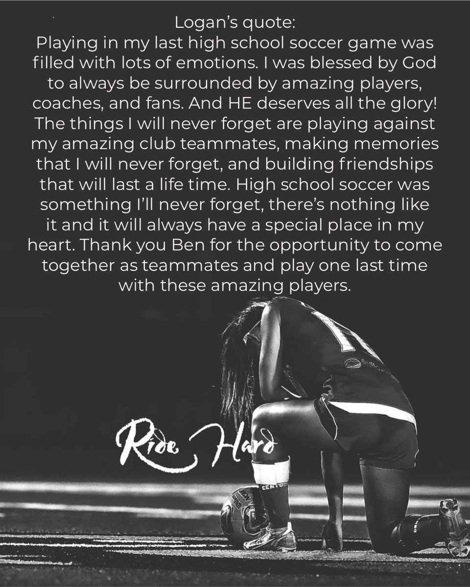 AllStarGameBen's tweet photo. @LoganNidy Quote on Playing her last High School Game. @buchanan_girls https://t.co/Dek4bZgmgv