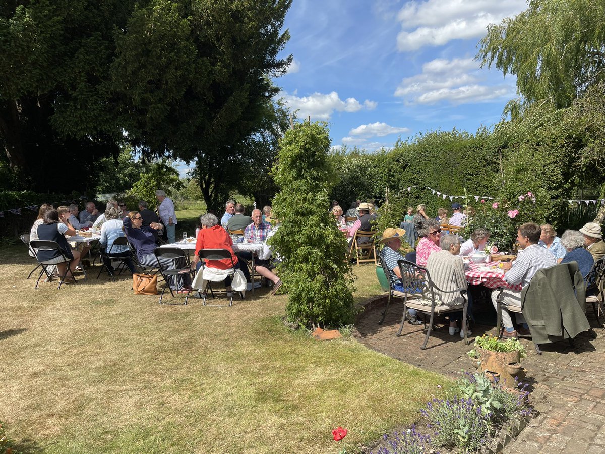 A thoroughly enjoyable afternoon yesterday at  Herts <a href="/RABIcharity/">RABI - the Farmers Charity</a> afternoon tea party at <a href="/Redbournbury/">Redbournbury Mill</a>. Huge thanks to the mill for allowing us to host members in a beautiful setting and with delicious afternoon tea