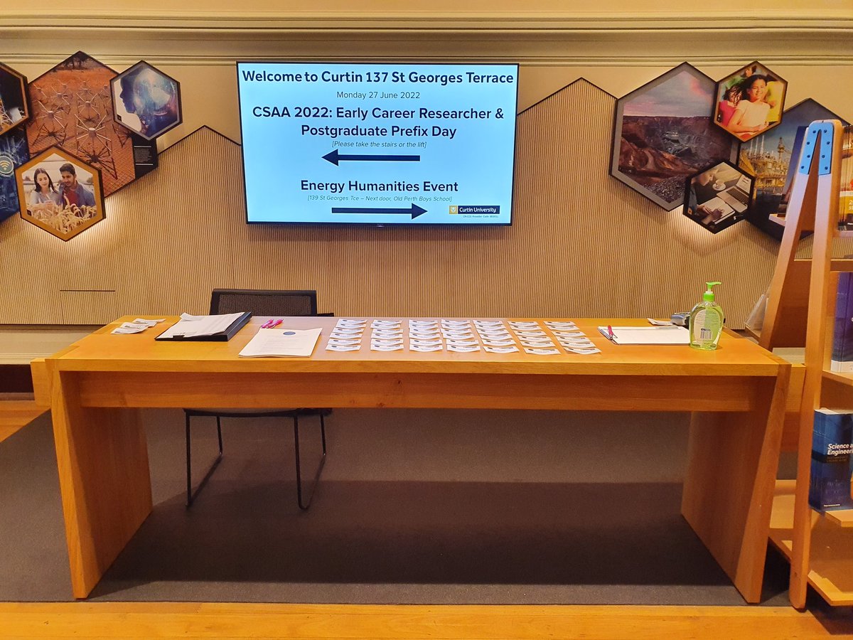 thorkerr's tweet image. Set up for Prefix Day of #CSAA conference
