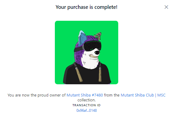 AngelsvsDemons9's tweet photo. As promised, added this handsome #Shiba to our bags! Thanks @MutantShibaClub for standing beside us! #MSCpack #NFTCommunity https://t.co/EFGQzV3ewL