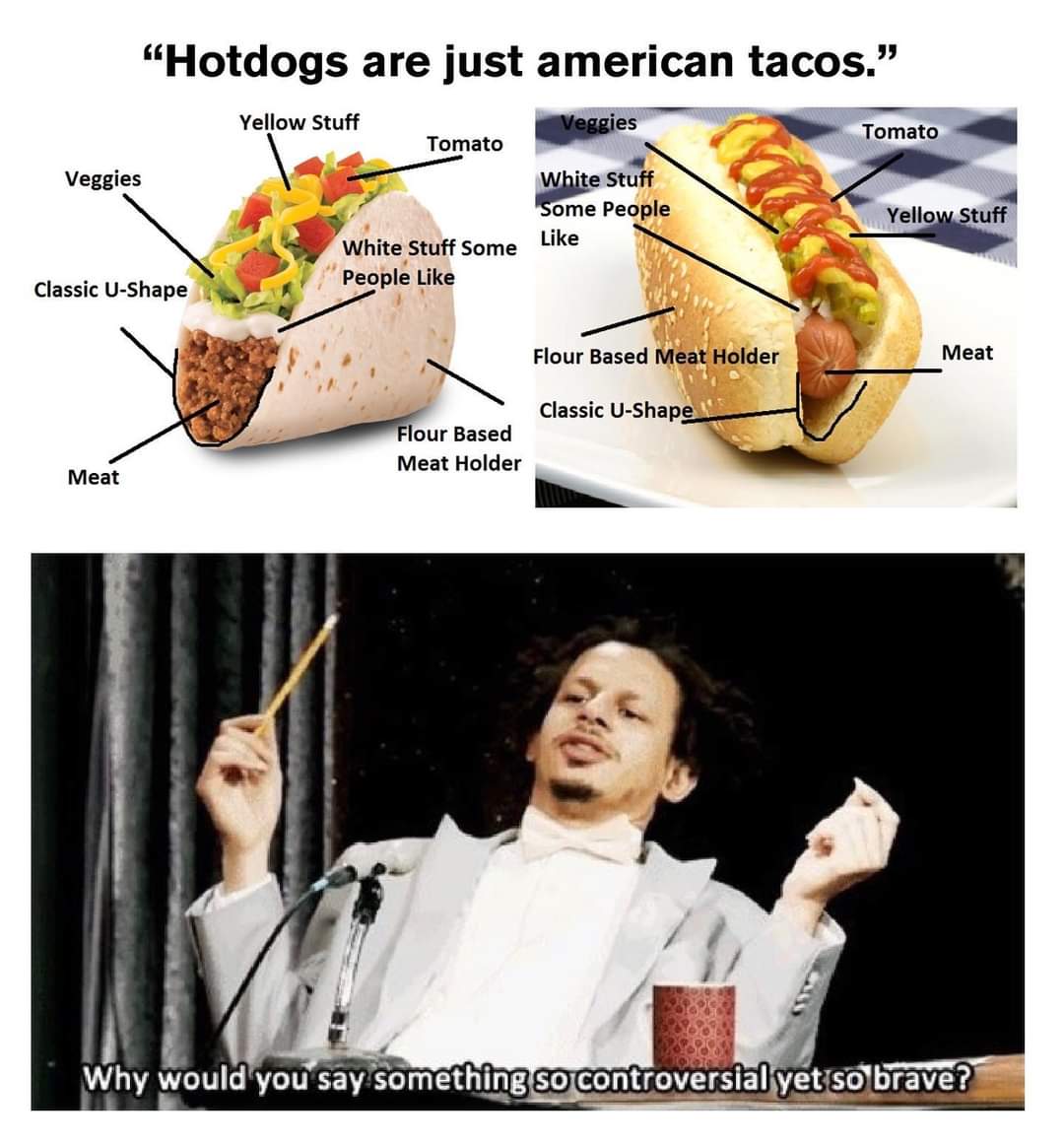 ryanpow89's tweet photo. @MythicalChef 

Is a hotdog a sandwich part 2? https://t.co/tWiOWLt0yV