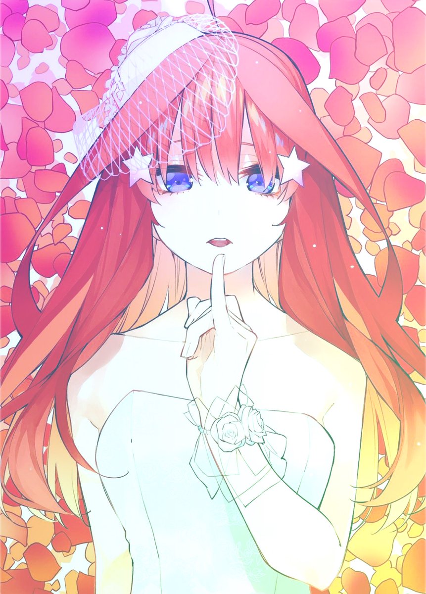 龍咲ーryusakiーさんがTwitterに投稿した中野五月(五等分の花嫁)のイラスト。