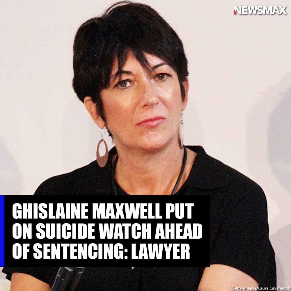 Former socialite Ghislaine Maxwell has been placed on suicide watch — despite not being suicidal — according to her lawyers. bit.ly/3NomdDx