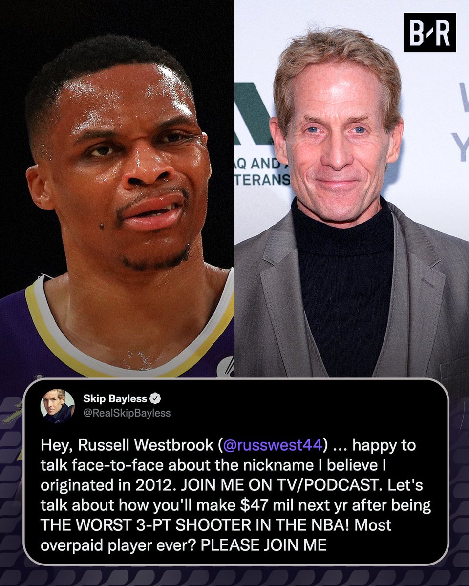 Skip is ready to talk to Russ face-to-face 👀