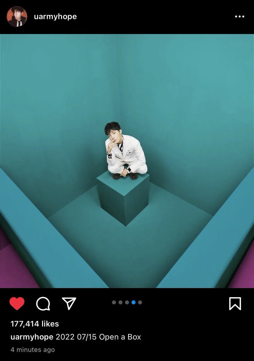 miiniyoongs's tweet photo. [220627 J-hope Instagram Post]

🐿 2022 07/15 Open a Box

(1/2) https://t.co/xEwm2oj1du