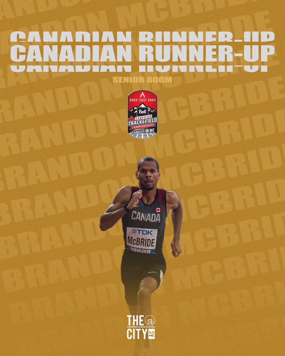 BorderCityAC (@bordercity_ac) on Twitter photo <a href="/mcbride46/">Brandon McBride</a> places 2nd in the Senior Menโs 800m at the Bell Canadian Track & Field Championships with a time of 1:45.15! <a href="/mcbride46/">Brandon McBride</a> places 2nd in the Senior Menโs 800m at the Bell Canadian Track & Field Championships with a time of 1:45.15!