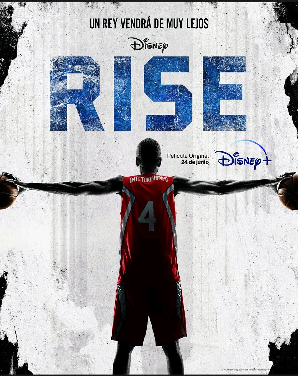Alexandermanuel's tweet photo. RISE 

La historia de los hermanos campeones de la NBA, los hermanos Antetokounmpo. 

Si les gustó GARRA de Netflix, y les gusta el básquet, esta peli le va a gustar. Me gustó .

Disponible ya @disneyplusla 

#streamingtip https://t.co/Cqx8DOI69i