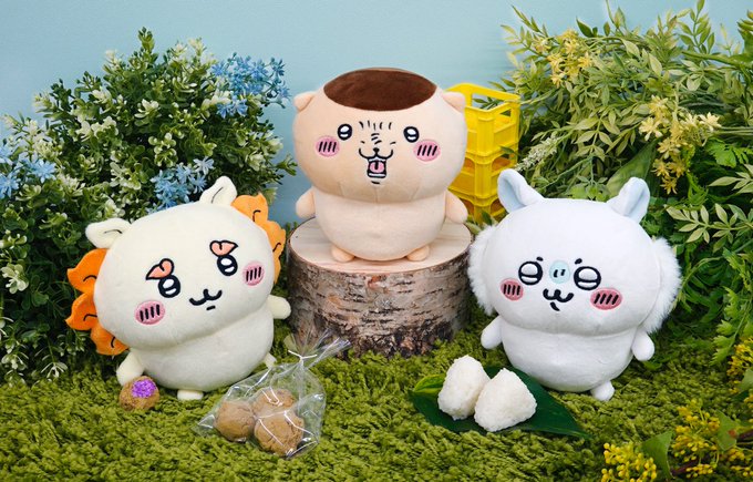 ちいかわ ポテたまぬいぐるみ くりまんじゅう モモンガ シーサー登場 販売店 発売日 コラボ Collabo