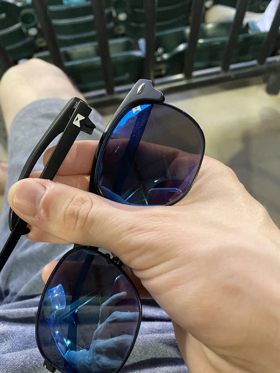 cdemora93's tweet photo. @WilliamPainter this is my third pair of painter’s and sadly a toddler got ahold of them… Toddler>Titanium I suppose. I’ve already sent an email yalls way to replace them. https://t.co/yHRyYQcApy