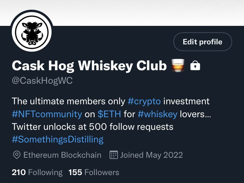 BrianVENTH's tweet photo. If you are reading this you are early!

➡️ Follow @CaskHogWC to access giveaways. 

♻️ Retweet this tweet &amp; tag 3 friends for early access &amp; WL.

#somethingsdistilling | #CHWC | #NFTs | #NFTCommunity | #nftart https://t.co/pDr8XOecS1