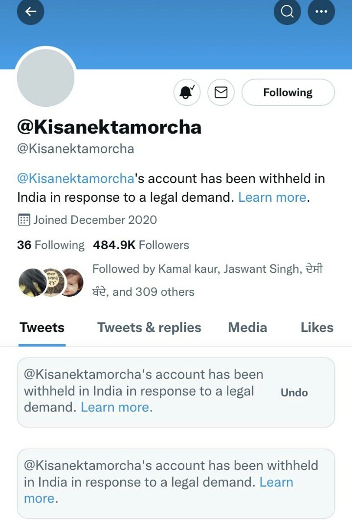 #RestoreTractor2Twitter  #RestoreKisanEktaMorcha

Why are these pages got banned?? @TwitterIndia restore these handles