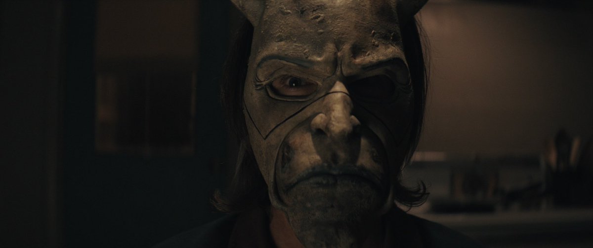 ONHorror2's tweet photo. Quick thoughts after watching #theblackphone 

- This movie kicks ass. Like, seriously, the reviews so far online are pretty accurate 

- The acting is great, especially by the Blake siblings (Mason Thames and Madeleine McGraw) and The Grabber (Ethan Hawke). (1/3) https://t.co/EmoyfLEz6I