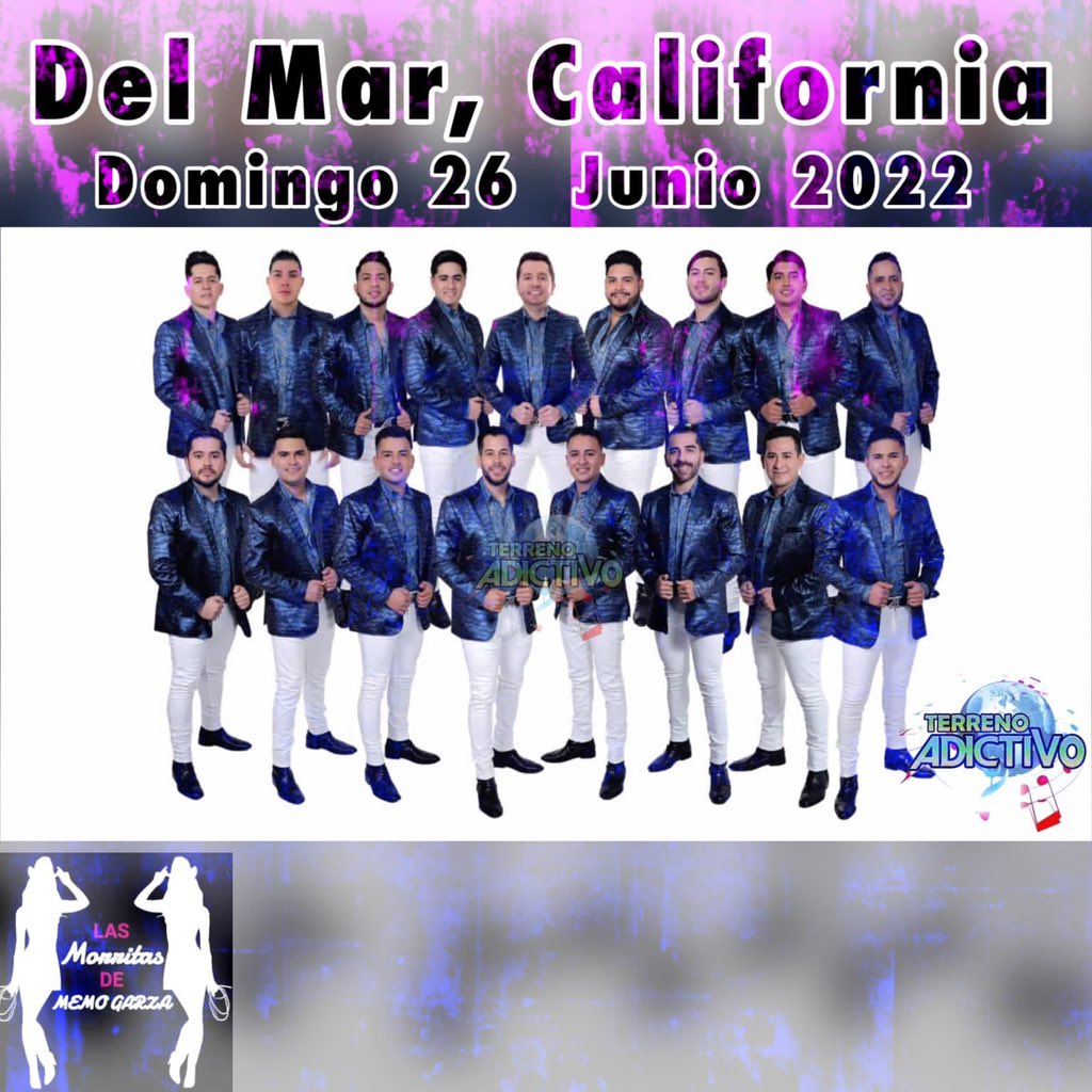 LadyLaura3103's tweet photo. ⚽🥊 Domingo 2️⃣6️⃣ de Junio 🎮🎳 La @adictivaoficial se presenta en #DelMar #California 🏀

¡NO TE LO PUEDES PERDER! 

#NosotrasNosQuedamosContigo 💓
#PorAndarConUnCabrón 🤠
#SeDiceFácilTour
#MMH
#M2037
#TerrenoAdictivo
@memogarzaa
@ELVIAGARCIA121 https://t.co/Fp1nHpNJb7