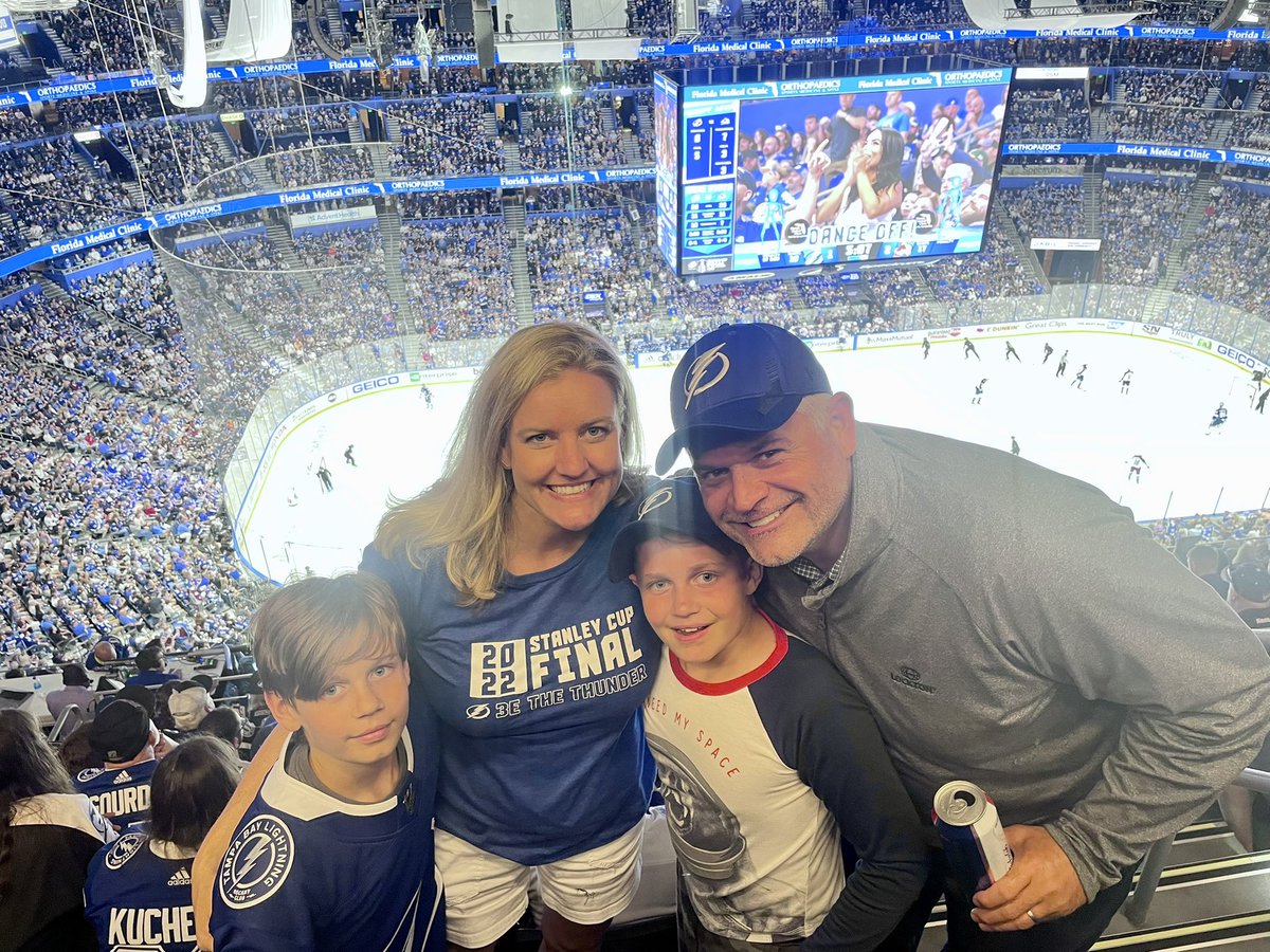 Warren_JL's tweet photo. @TBLightning you know how to throw a party!  Let’s get some more goals!!!

#LFG #GoBolts
@StanleyCup https://t.co/Qfp0JLFkco