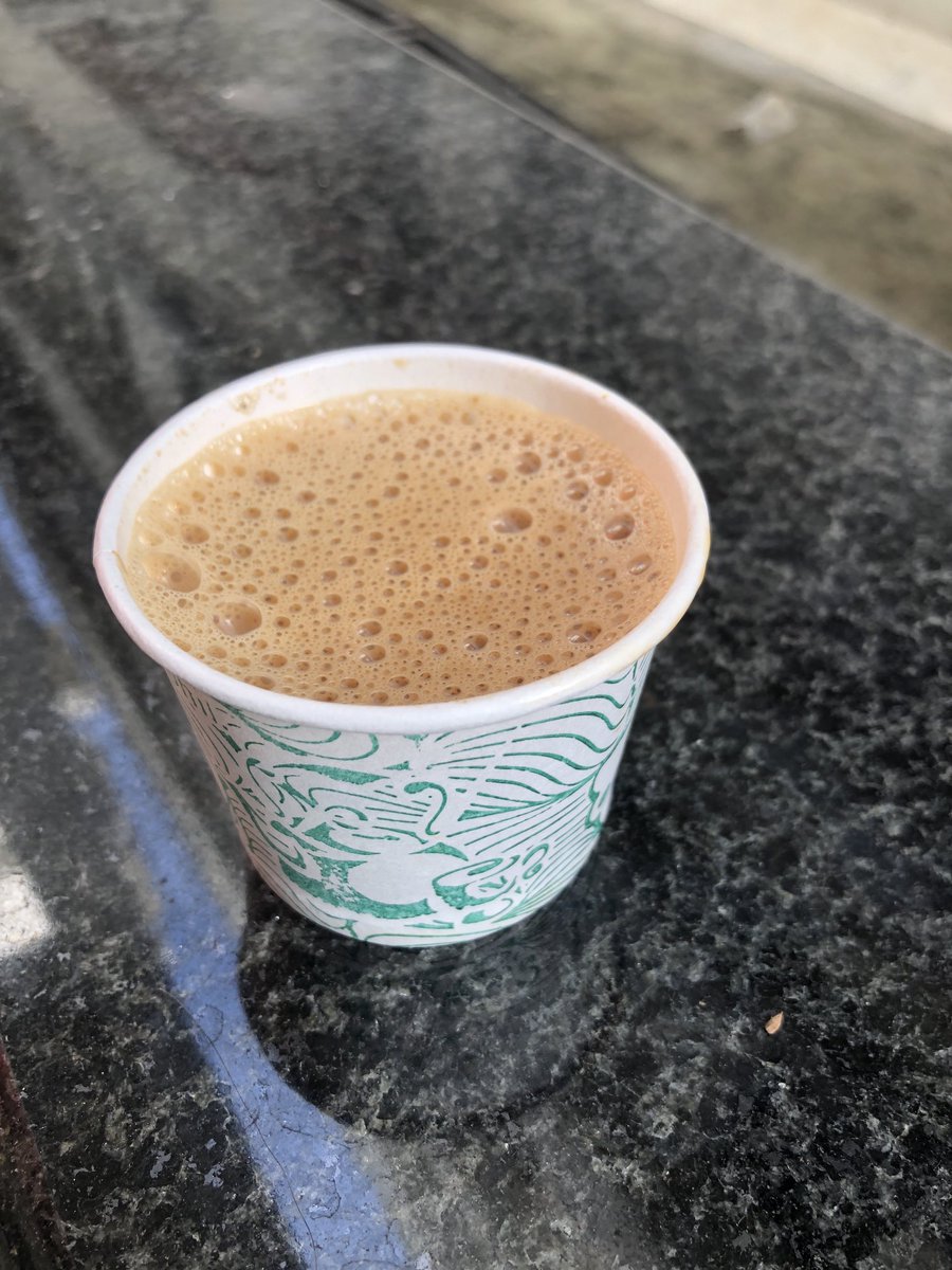 vrundavs's tweet photo. Best tea 🍵 is at Balu’s canteen at the hospital….
Walked to his shop…
A routine I had missed
#cupoftea #morningthings https://t.co/uaNbAZ0y8q