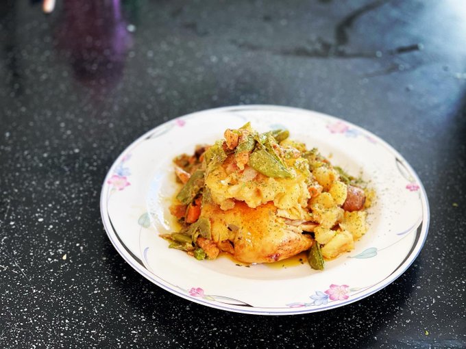 The headline reads cooking 🧑&zwj;🍳 is my first love cooking is art( subscribe to my YouTube page) #foodstagram<a href="/tag/food"class="tags"><span>#food</span></a><a href="/tag/foodporn"class="tags"><span>#foodporn</span></a><a href="/tag/explore"class="tags"><span>#explore</span></a><a href="/tag/foodstagram"class="tags"><span>#foodstagram</span></a>