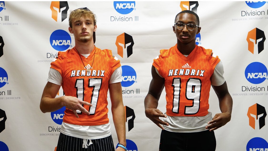 Congratulations to Jacob Zimmerman (Left) &amp; Greg Mangle (right) on getting official offers from Hendrix. #FightYourFightintheS.E.C.