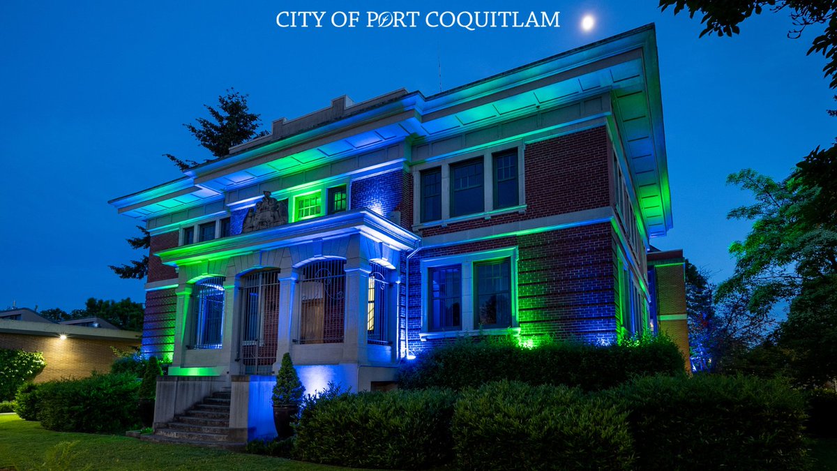 Tonight we will be lit up 🔵🟢 for Riverside Secondary School. 🎓

We waited until today to light up to align with your Commencement Ceremony. Walk across that stage proud tonight — you deserve it!

#PortCoquitlam #CityOfPoCo #GradWeek
