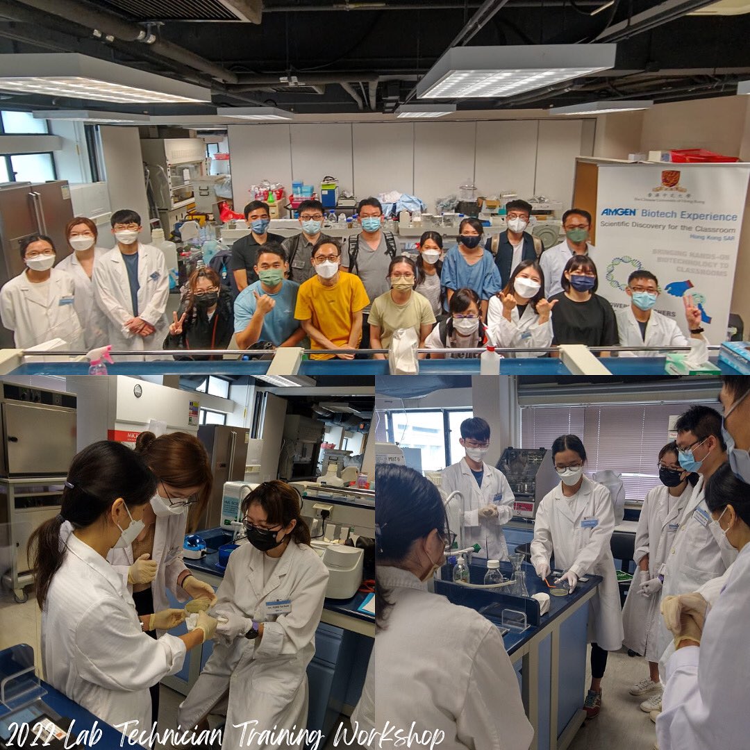 Succeed in completing the 2022 Lab technician Training Workshop! Looking forward to seeing you in high school. Our ambassadors are the best!!🥰🥳
 
#Amgen #ABEHK #AmgenFoundation #AmgenBiotechExperience #CUHK #LabtechTrainingWorkshop2022 #生物科技 #高中教學 #安進