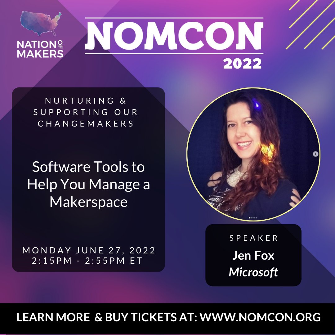 NationOfMakers's tweet photo. On Mon, June 27th, 2022 we wrap up our final main session day of #NOMCON22 with the theme, "Protecting the Future: Nuturing &amp; Supporting our Changemakers", sponsored by @InfyFoundation and wow, we've got an exciting lineup! Learn more &amp; check it out at: https://t.co/JBTs9UQbF3 https://t.co/j5rPyK4FlO