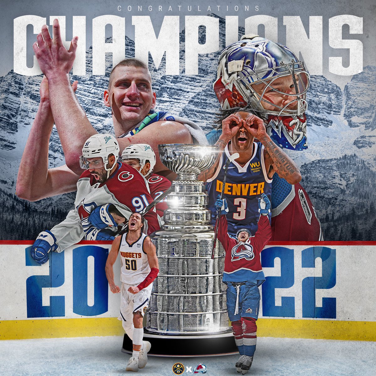 nuggets's tweet image. TURN THE LIGHTS OFF CARRY ME HOME 🏆

#StanleyCup | @Avalanche