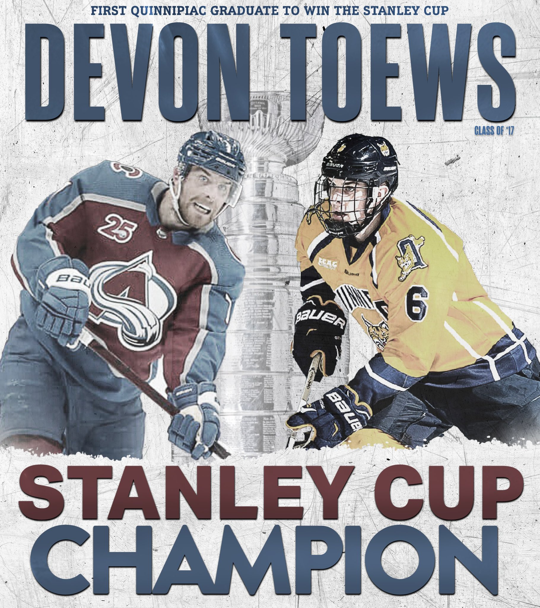 Devon Toews Wins Stanley Cup with Avalanche - Quinnipiac