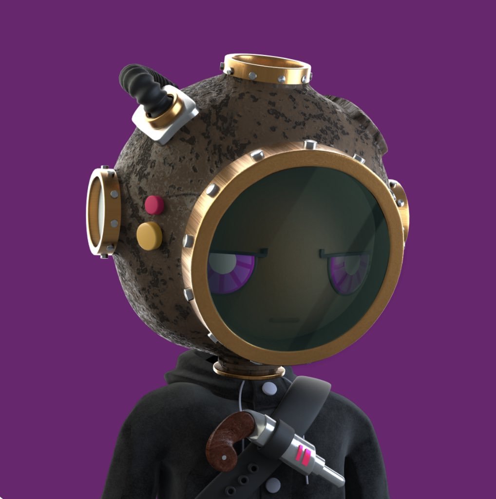 Ladies and Gentlemen, Please welcome the Diver of the week, Dave "Shark Bait" Darkwater, owned by @bsuarez91 !! Dave sports a black belt with a pistol and tries his best to stay away from sharks while diving!