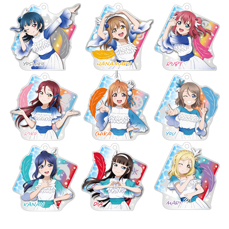 Aqours DREAMY COLOR アクリルスタンド Aqours DREAMY COLOR アクリル