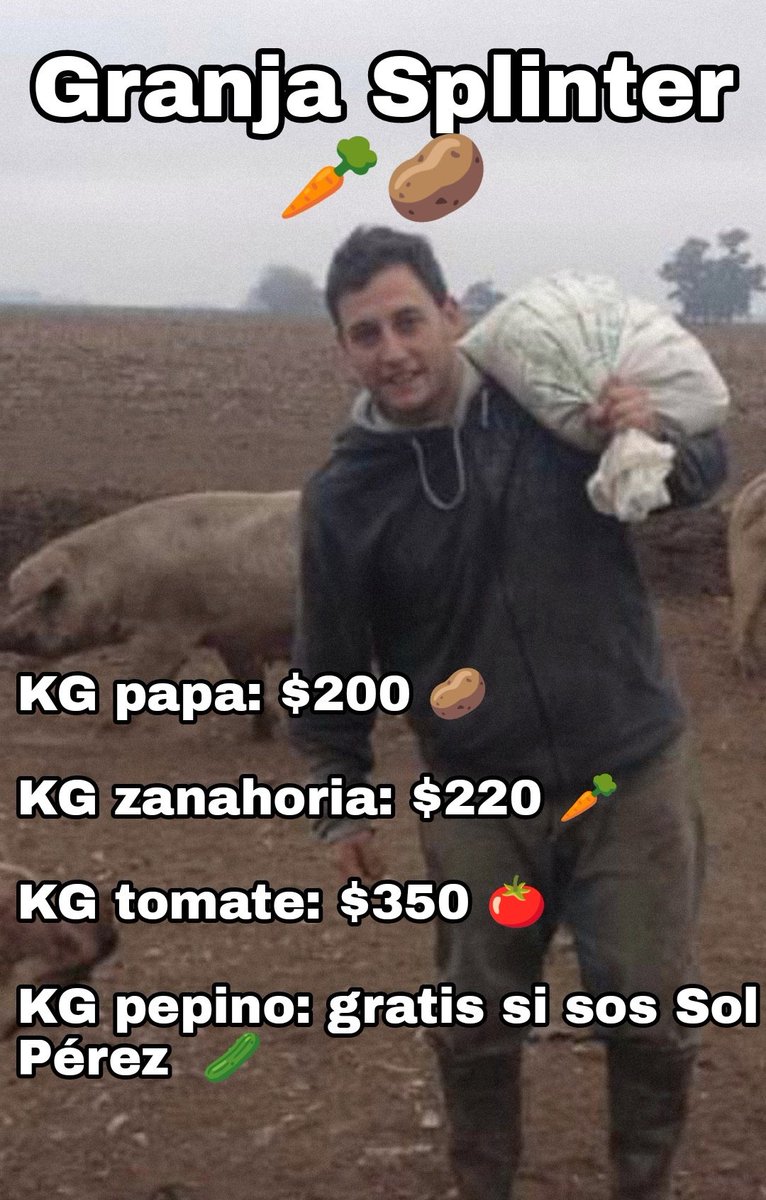 Actualizamos la lista de precios de verduras