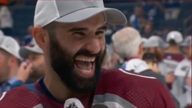 jBownz's tweet photo. "for everyone who thought I was a liability in the playoffs, you can kiss my ass."
Nazem Kadri
Stanley Cup Champion
#Avalanche #StanleyCupPlayoffs #bettmanwasbooed https://t.co/4b0wuybsYd