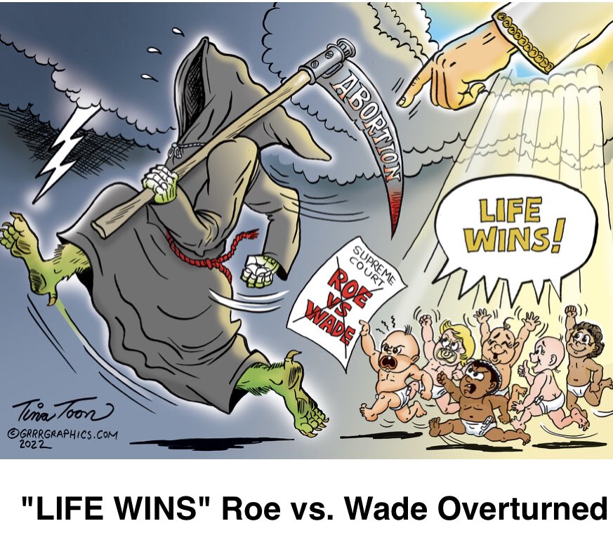 LIFE WINS!! #RoeVsWadeOverturned