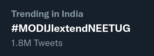 Nehaaaa____'s tweet photo. #MODIJIextendNEETUG
1.8 million students are being ignored since 2 months.
Why this injustice to us?
Don't you think we too deserve justice ⚖️
#MODIJIextendNEETUG 
@DG_NTA @dpradhanbjp @EduMinOfIndia @narendramodi @PMOIndia @mansukhmandviya @MoHFW_INDIA https://t.co/pMBUQJq120