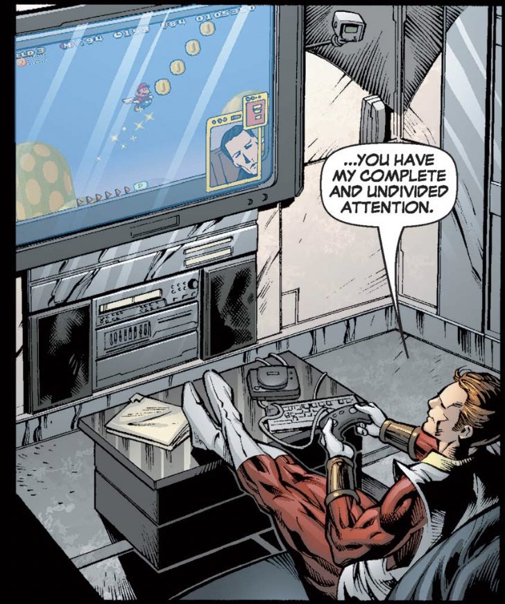 MARVELヒーローが暇つぶしにテレビゲームを遊ぶ回を収集しています。X-MEN系あまり読んでないけど、X-MENは多そうな気がするなイメージ的に 