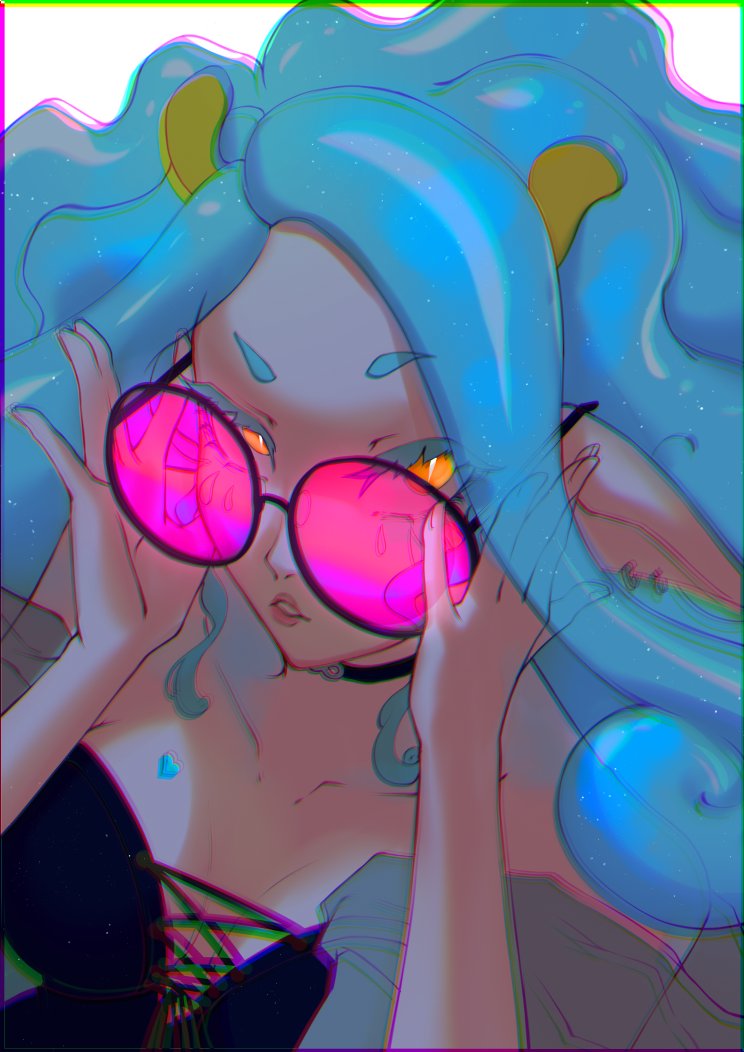 ArtNiru's tweet photo. Look away 💫 #niruart #ENVtuber https://t.co/cMKuPXbkrB
