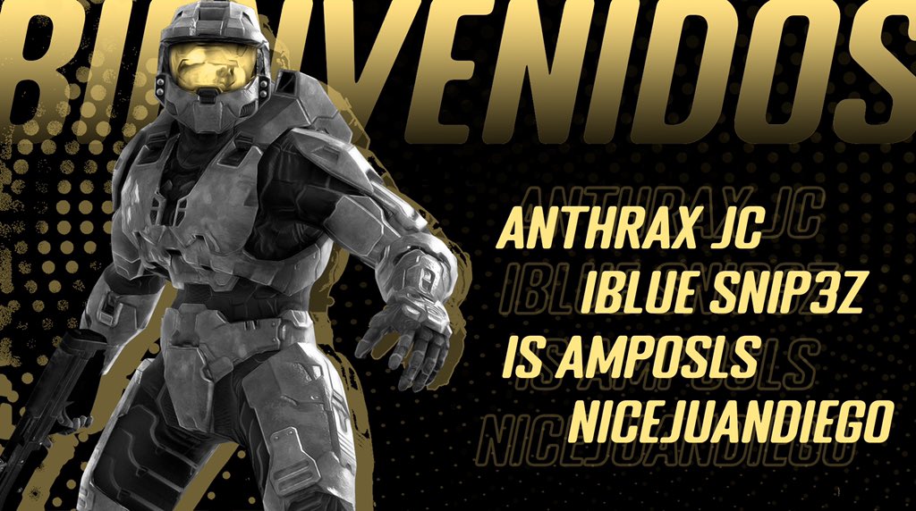 No regresamos. Nunca nos fuimos.

Aurum ahora es parte de HCS. Y no podíamos entrar de mejor manera. Bienvenidos,

@JosueFonrouge 
<a href="/Leothaboi/">Leo Casas</a>
@AnthraxJC 
#juandiego

Qué gusto tenerlos acá. 

Estaremos compitiendo en <a href="/HCS/">Halo Esports</a> <a href="/ligaaceesports/">Liga Ace Esports</a> y futuras competiciones.

#AurumGang