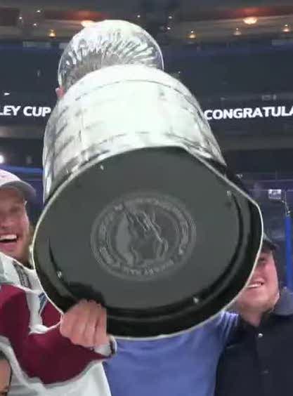 Discussing dents with the Stanley Cup's guardian