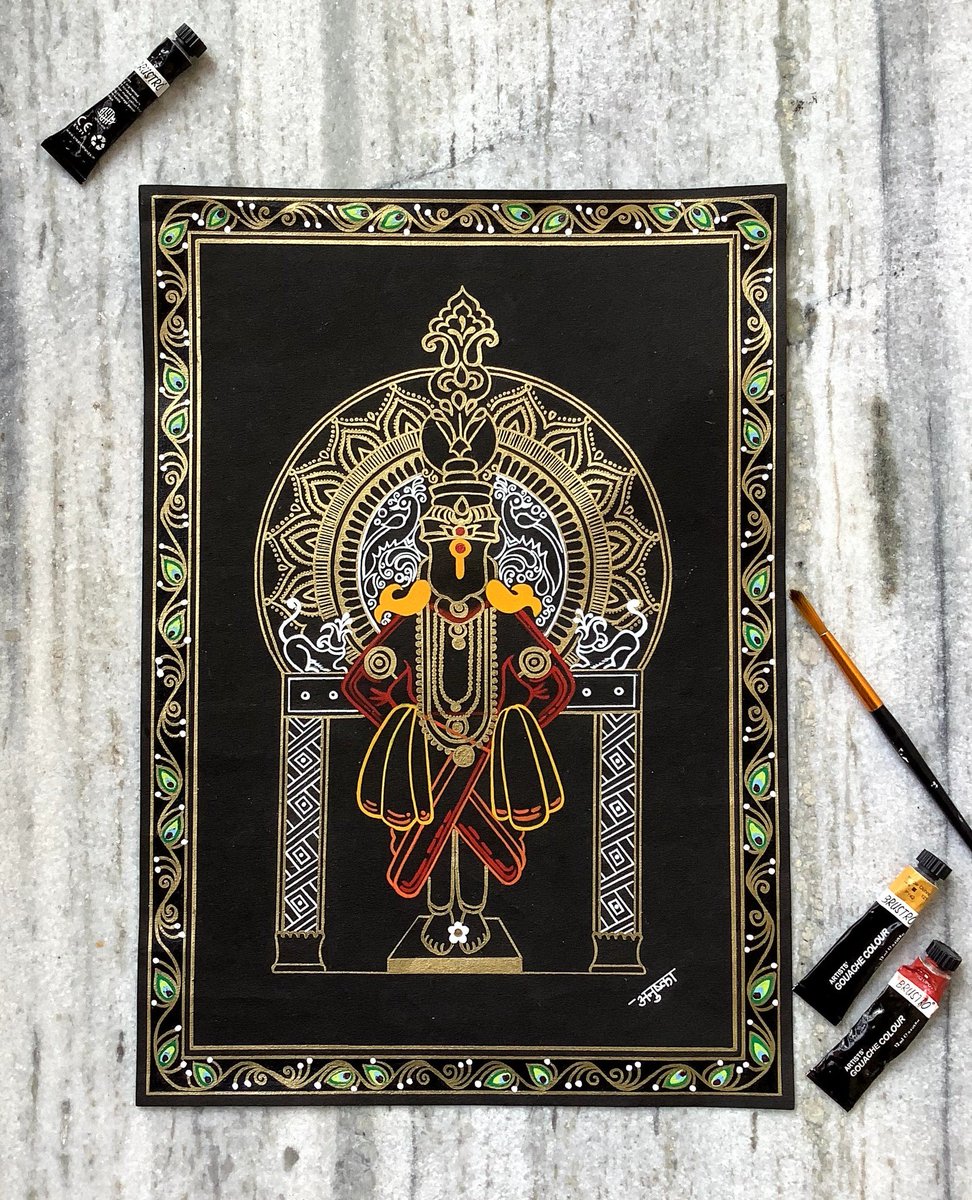 VTLstrokes's tweet photo. Bagawan Vitthal..🚩🙏
Art by : @anu_sn_
#vitthalbhaktmodi #ashadhmonth
#Pandharpurwari @Kr_Mulik @PandharpurVR https://t.co/hjdqM2dNDs