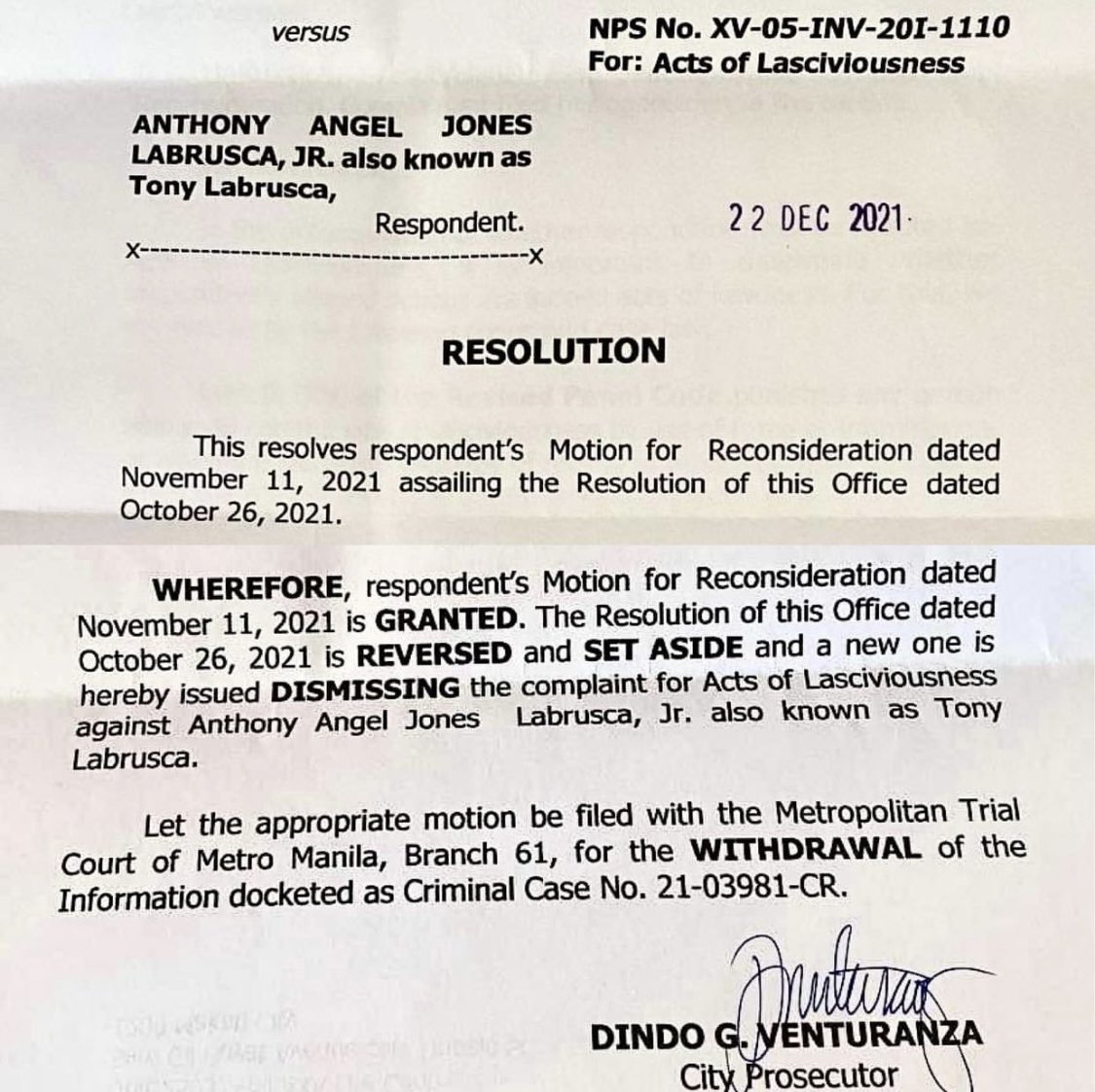 Everyone loves bad news, but no one cares when it’s good news. I don’t usually say anything but I thought maybe just this once it would be nice to stick up for myself.