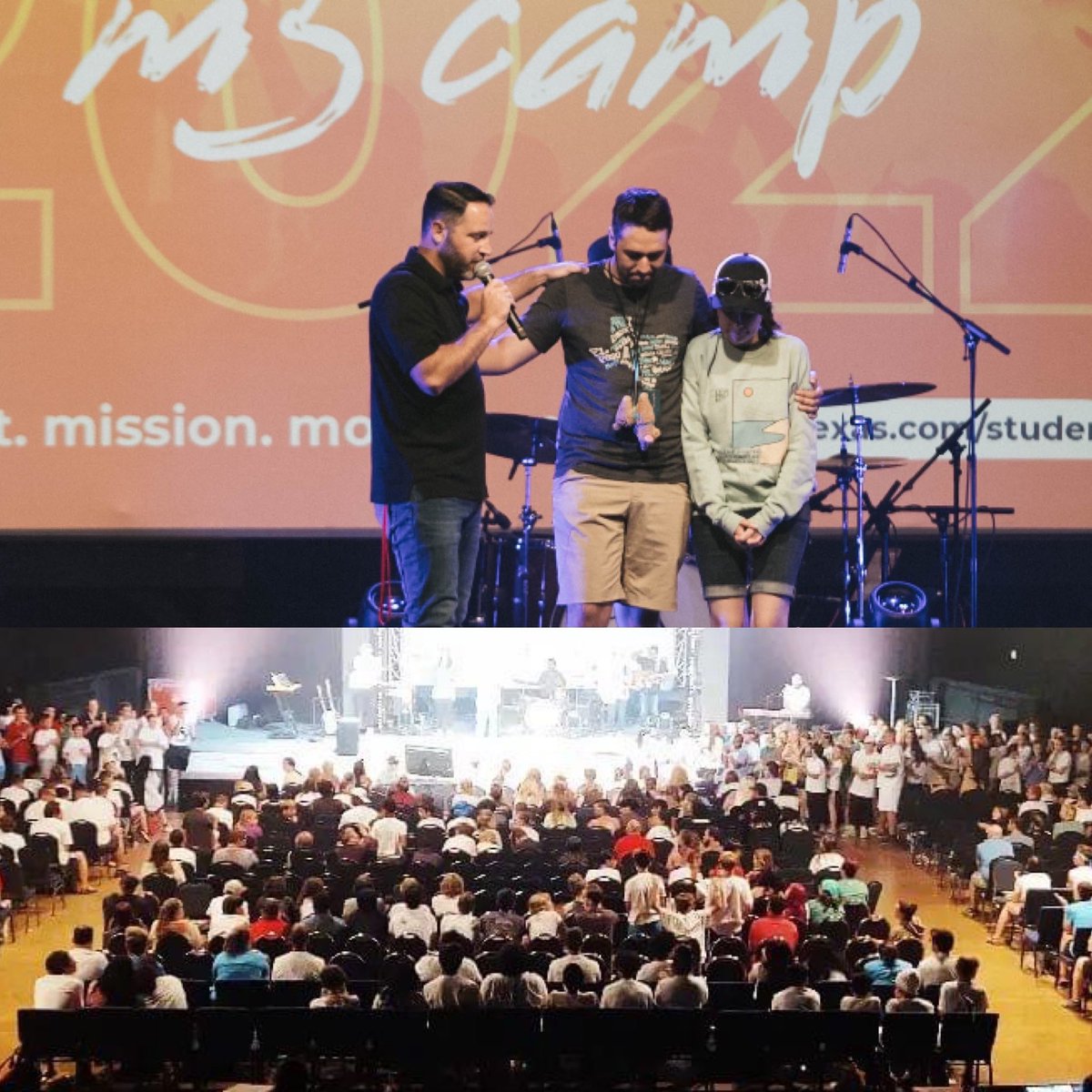 One of the top 3 moments from <a href="/_SBTC/">Southern Baptists of Texas Convention</a> M3 Camp: 147 students putting their “yes” on the table for ministry or missions AND praying for missionaries <a href="/justinknippers/">Justin Knippers</a> and Michaela!! <a href="/DrMattQueen/">Matt Queen</a>, these were some cool moments!