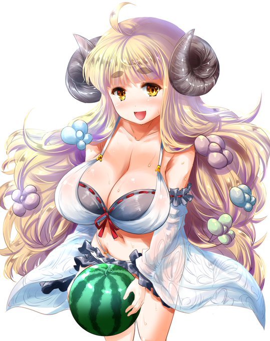 あっちぃので昔描いた水着絵置いとくわね 