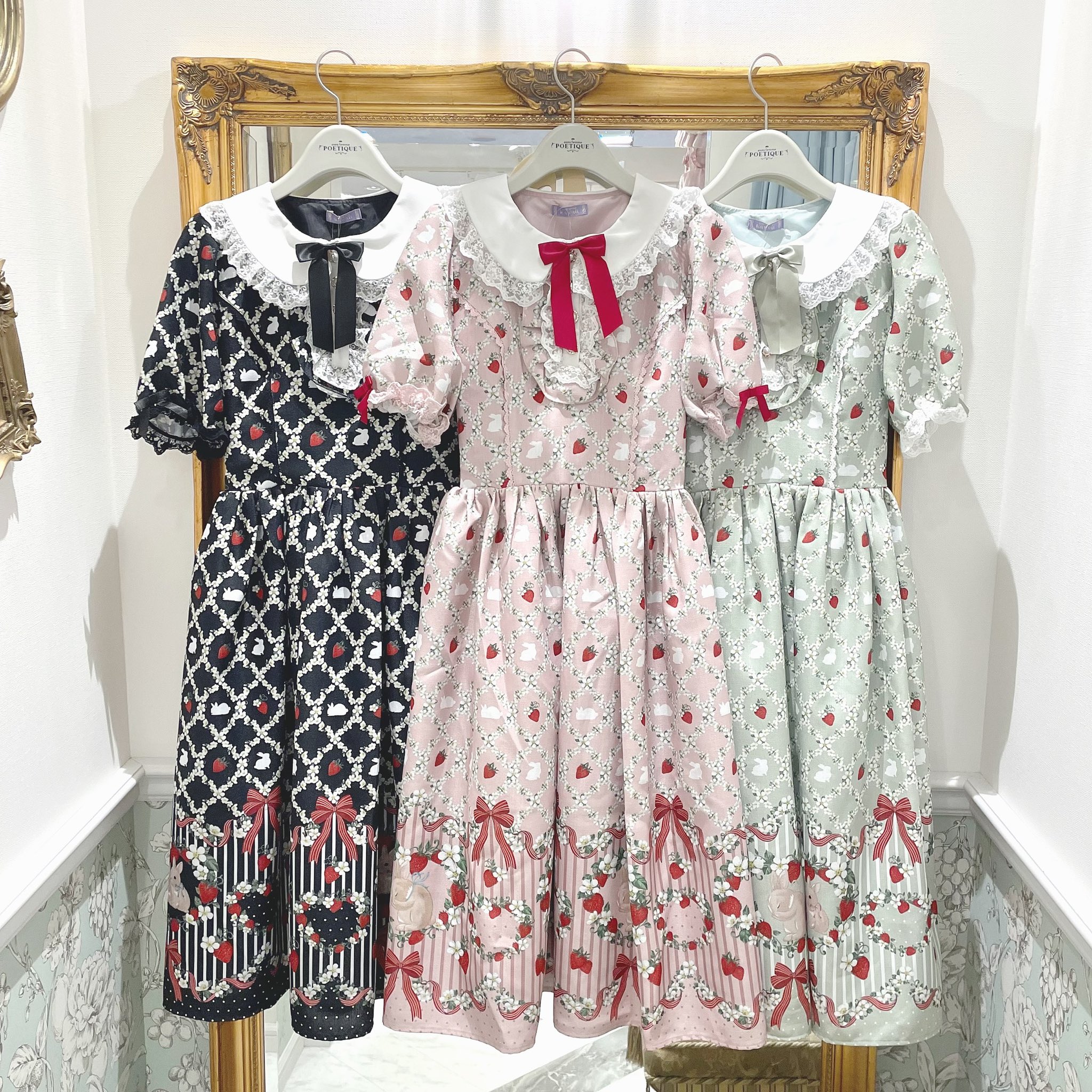 axesfemmekawaiiベリーフィールズワンピース axes femme（アクシーズファム）の「ベリーフィールズワンピース