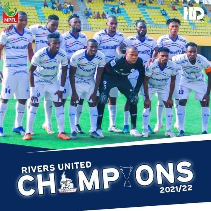 GovWike's tweet photo. I wish to express my heartfelt appreciation to the coaching staff and particularly the capable players of Rivers United for the valuable effort you made to emerge the winner of the 2021/2022 NPFL.
 
1/ https://t.co/YxajRyiz7F